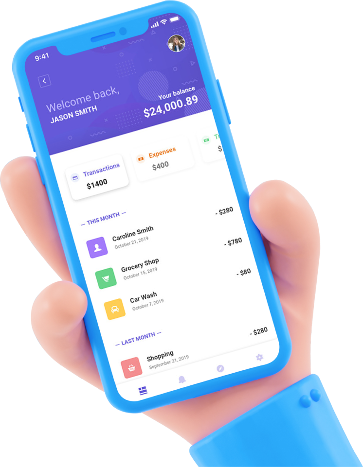 Social Media Earning App Mockup